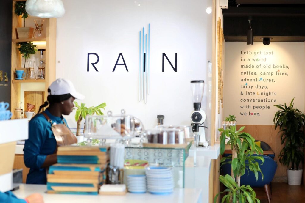 Rain Café в Абу-Даби